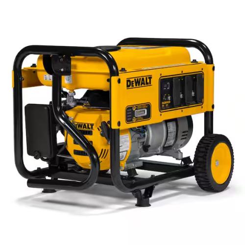 DALLAS LOCATION - DEWALT 4500 / 4000- Watt Gas Powered Portable Generator with Idle Control, Covered Outlets and CO Protect