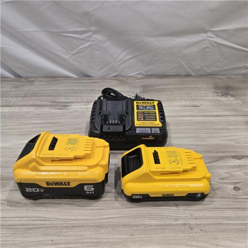 AS-IS  DEWALT 20V MAX 6.0Ah and 4.0Ah Battery and Charger Starter Kit