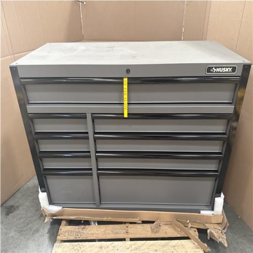 CALIFORNIA AS IS HUSKY TOOL CABINET 9 DRAWER BASE ONLY