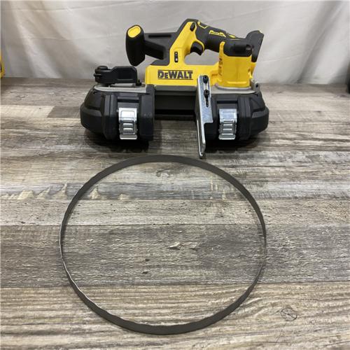 AS-IS DEWALT 20-Volt MAX 3-3/8 in. Cordless Brushless Bandsaw (Tool-Only)