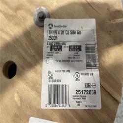 DALLAS LOCATION-Southwire 2,500 ft. 4 Green Stranded CU SIMpull THHN Wire