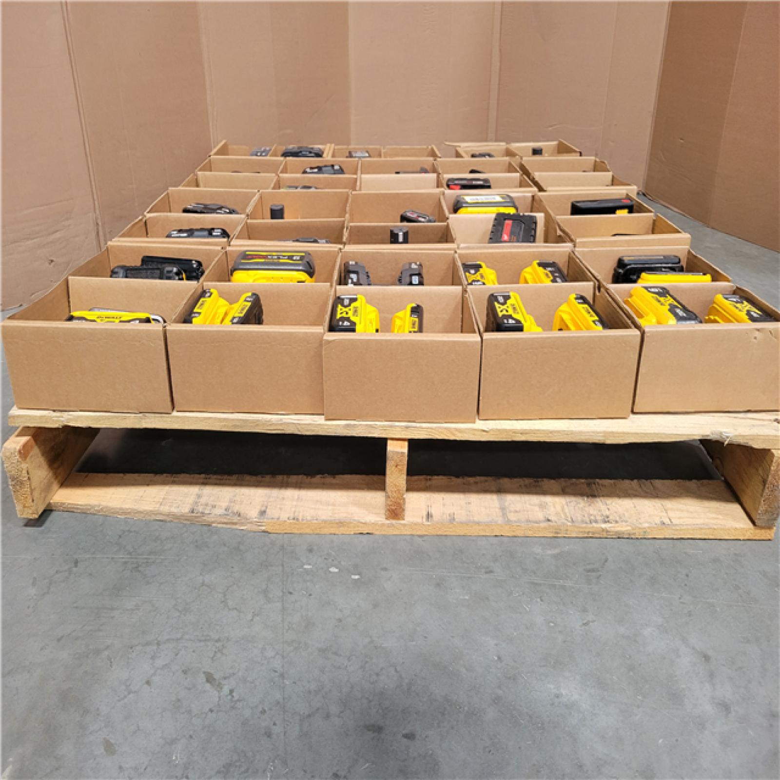 CALIFORNIA AS-IS BATTERY PALLET