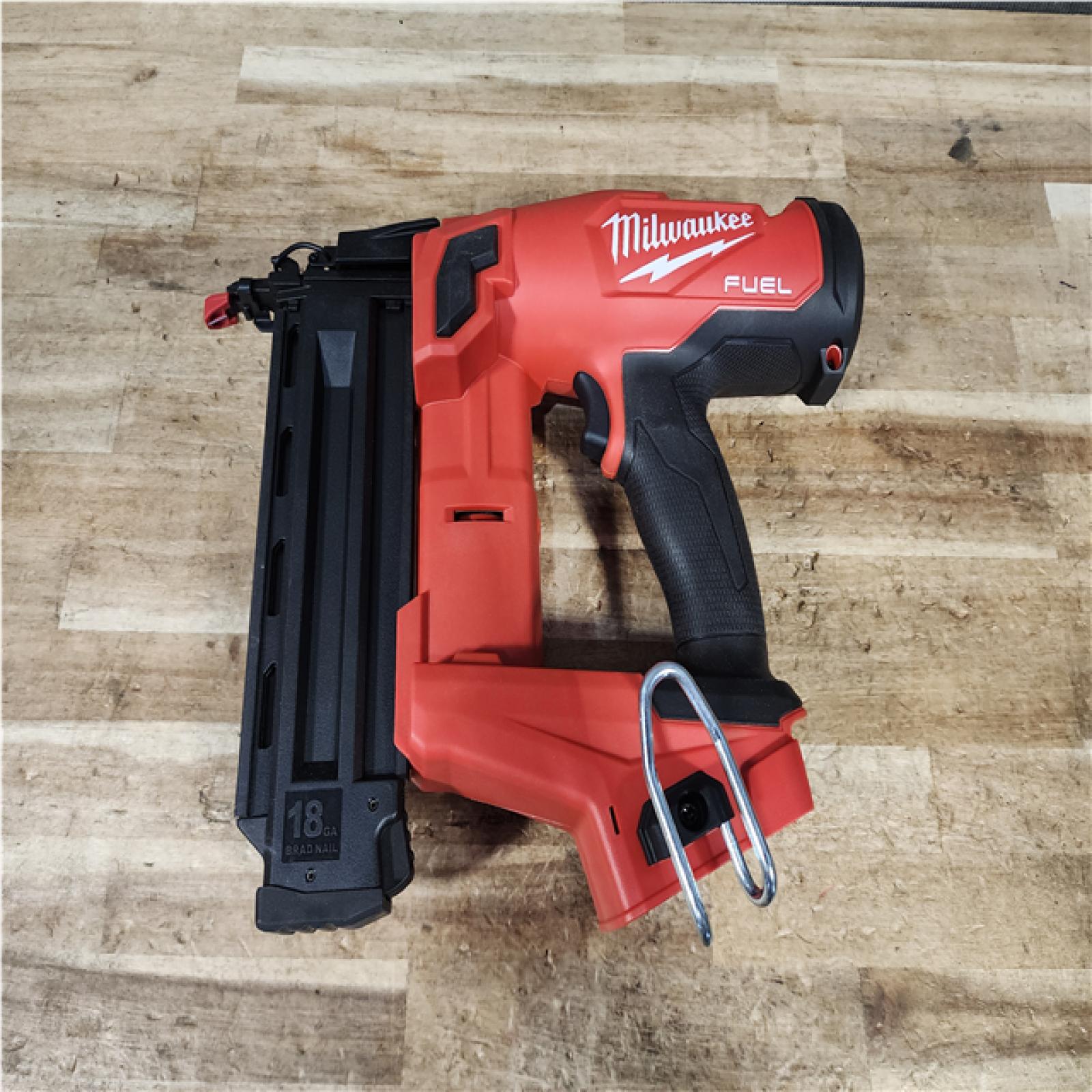HOUSTON LOCATION - AS - IS Milwaukee FUEL 18-Volt Lithium-Ion Brushless Cordless Gen II 18-Gauge Brad Nailer (Tool-Only)
