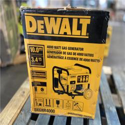 DALLAS LOCATION - DEWALT 4500 / 4000- Watt Gas Powered Portable Generator with Idle Control, Covered Outlets and CO Protect -DXGNR4000