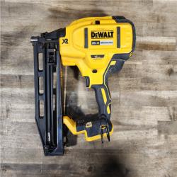 HOUSTON LOCATION - AS-IS DEWALT 20V MAX XR 16-Gauge Lithium-Ion Cordless Finish Nailer (Tool Only)