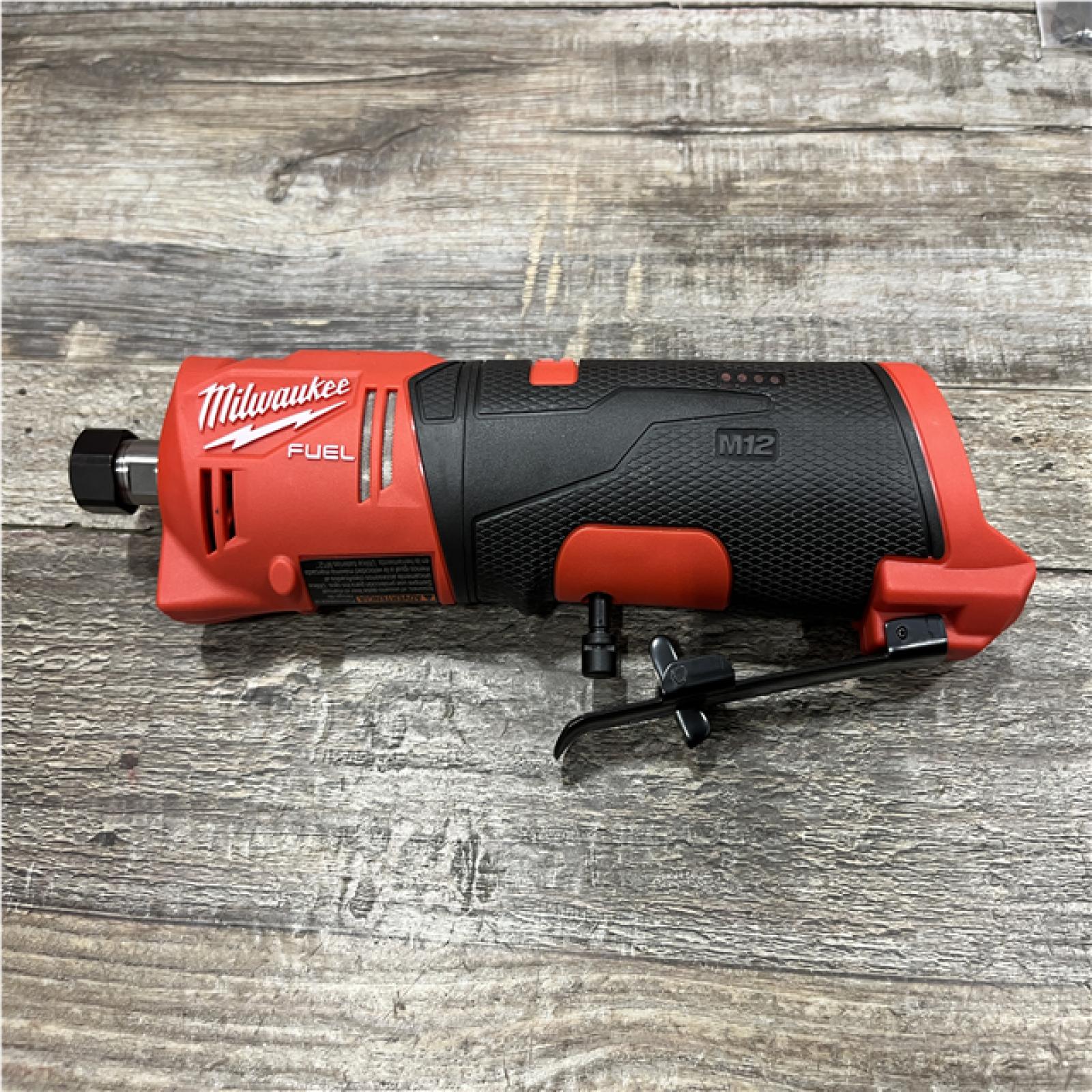AS-IS Milwaukee  FUEL 12V Lithium-Ion Brushless Cordless 1/4 in. Straight Die Grinder Kit
