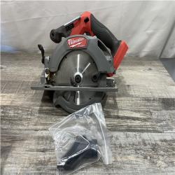 AS-IS Milwaukee FUEL 18V Lithium-Ion Brushless Cordless 6-1/2 in. Circular Saw (Tool-Only)