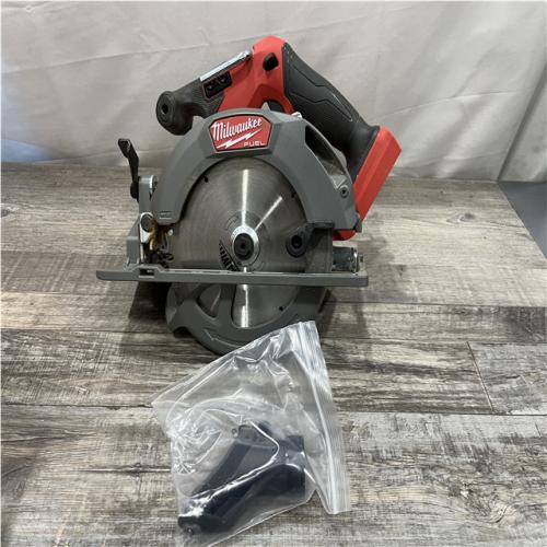AS-IS Milwaukee FUEL 18V Lithium-Ion Brushless Cordless 6-1/2 in. Circular Saw (Tool-Only)