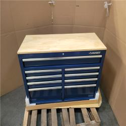CALIFORNIA AS-IS Husky 46 in. 9 DRAWER MOBILE WORK BENCH