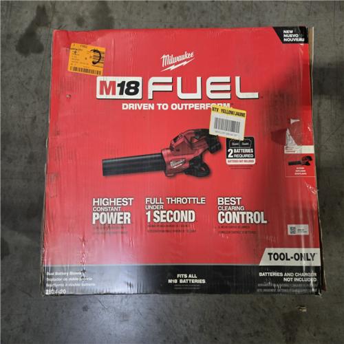 NEW!- Milwaukee  FUEL Dual Battery 145 MPH 600 CFM 18V Cordless Handheld Blower (Tool-Only)