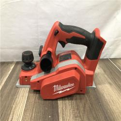 AS-IS Milwaukee M18 18V Lithium-Ion Cordless 3-1/4 in. Planer (Tool-Only)