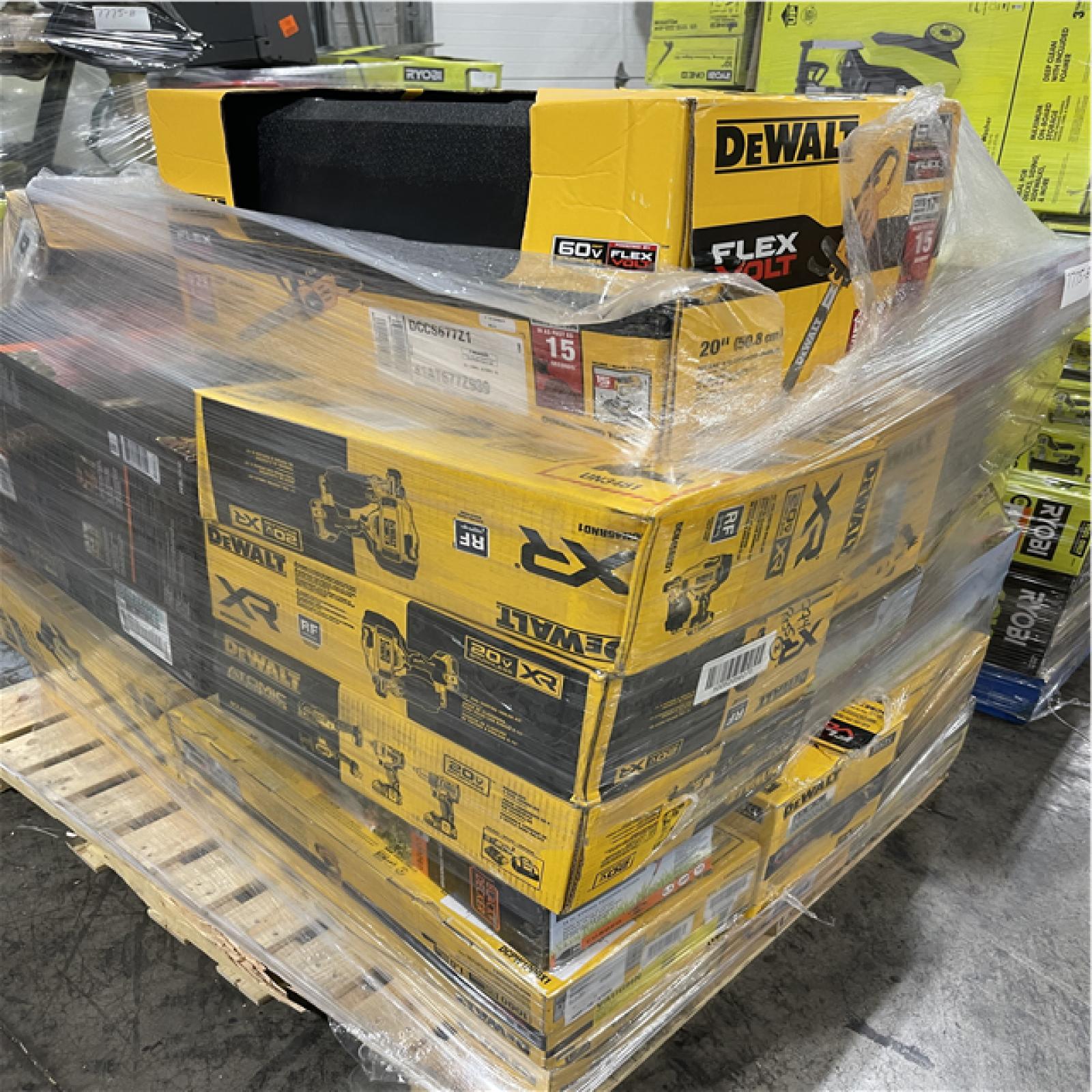 Pittston Location As-Is Power Tools Partial Truckload (11 Pallets) 7775-B