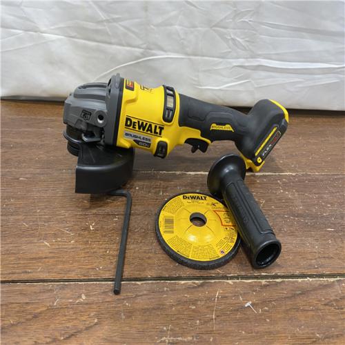 AS-IS DEWALT 60V MAX Cordless Brushless 4.5 in. to 6 in. Small Angle Grinder with Kickback Brake (Tool Only)