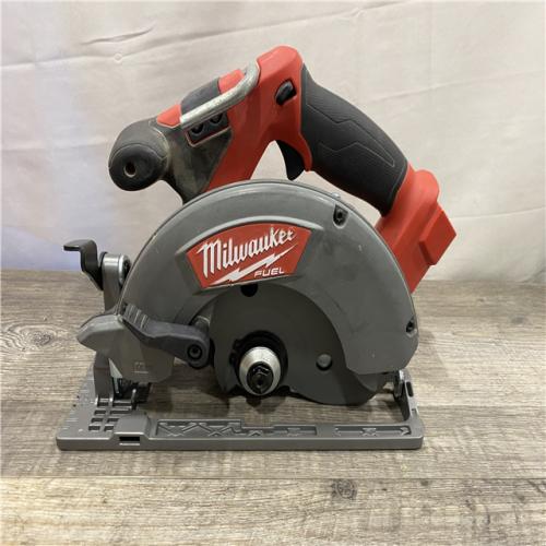 AS-IS Milwaukee FUEL 18V Lithium-Ion Brushless Cordless 6-1/2 in. Circular Saw (Tool-Only)
