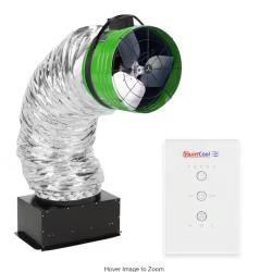 DALLAS LOCATION -  QuietCool Energy Saver 4195 CFM Advanced Whole House Fan with Included Wireless Control