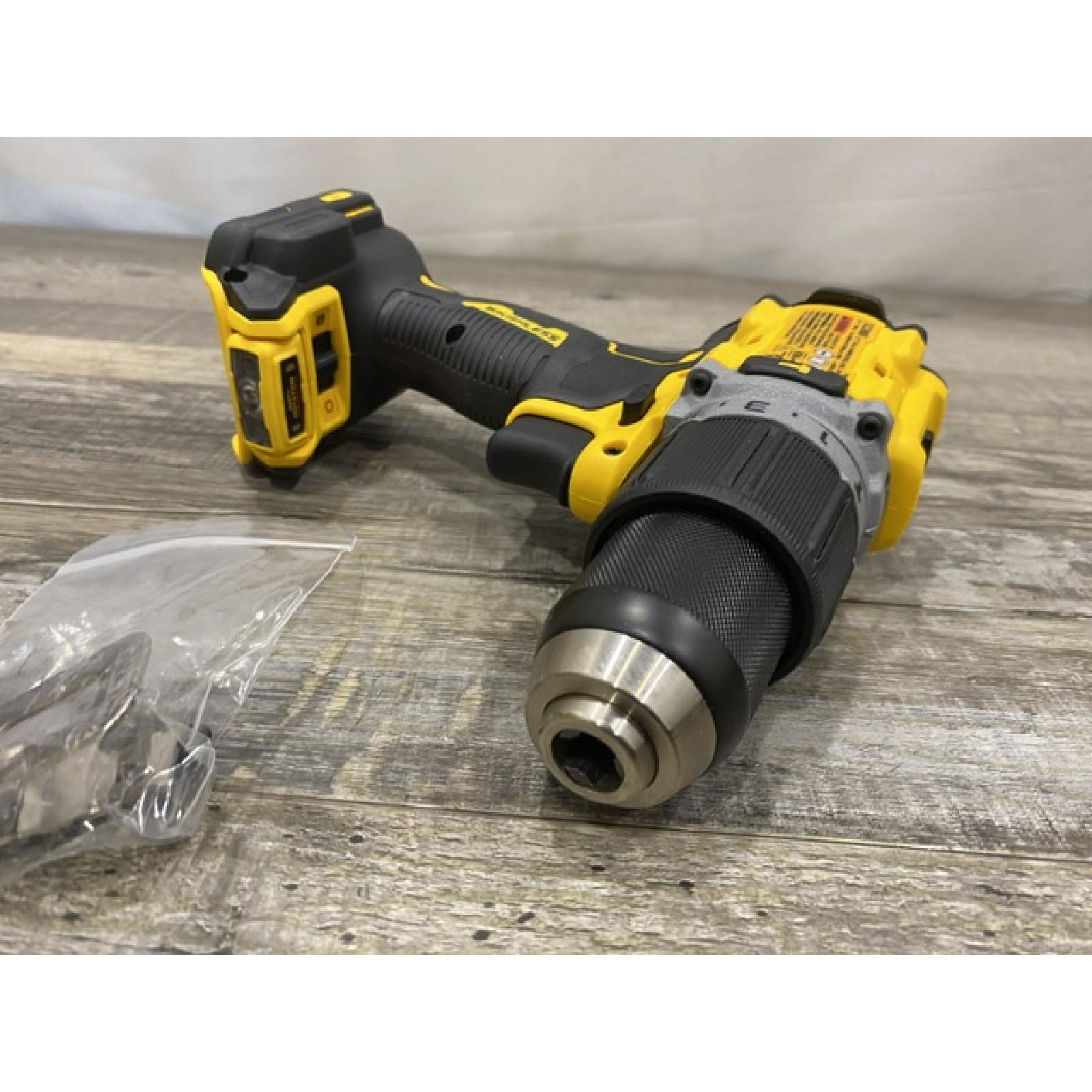 AS-IS DEWALT 20V XR Brushless Cordless 1/2 in. Hammer Drill (Tool-Only)