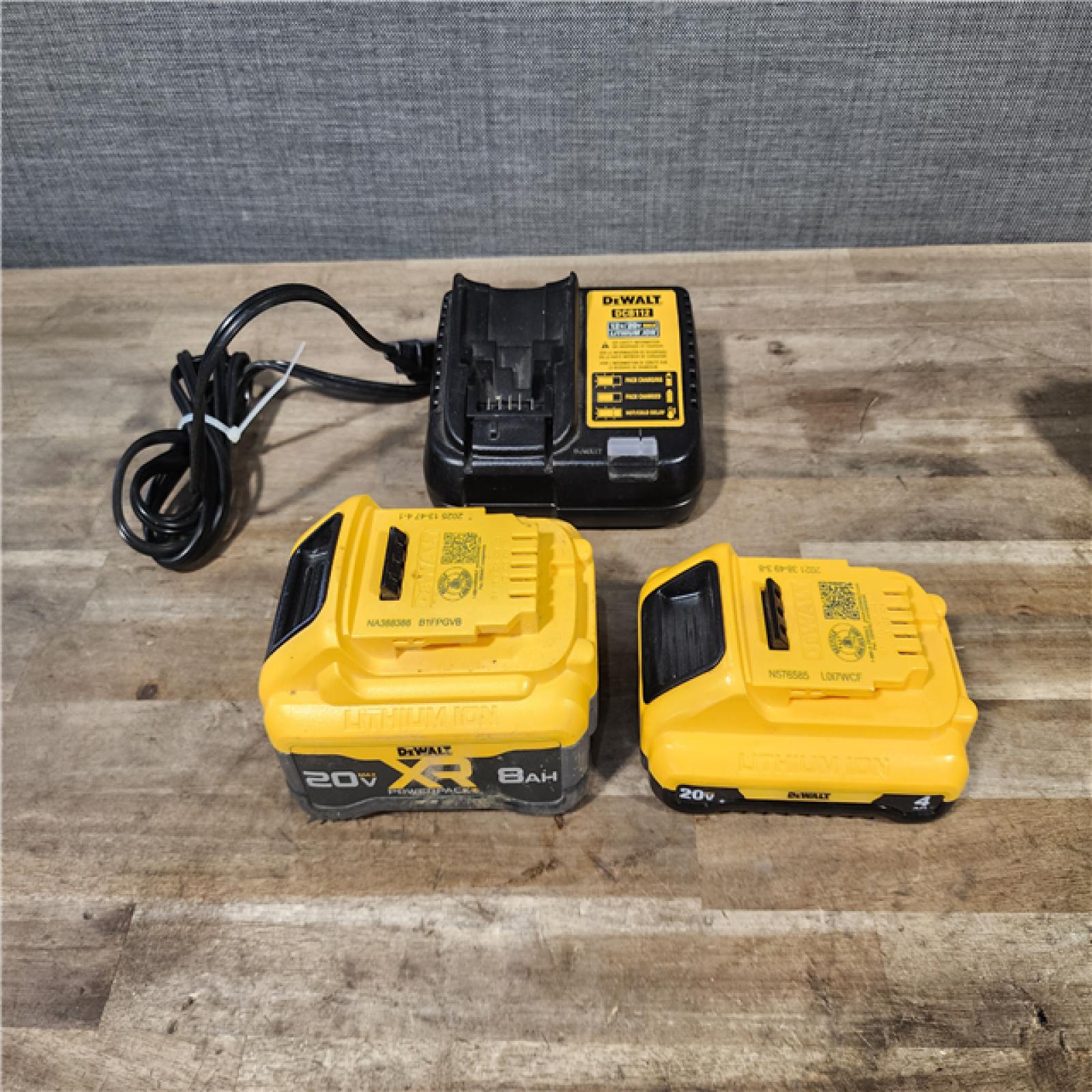 HOUSTON LOCATION - AS-IS DEWALT 2 TOOL COMBO KIT W/ (2) BATTERY & CHARGER
