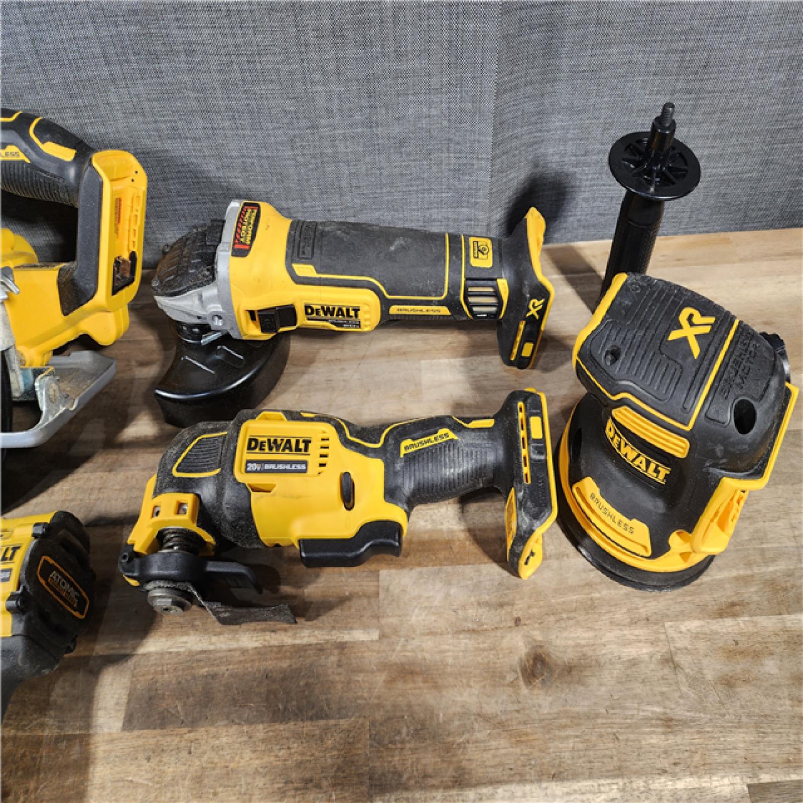 HOUSTON LOCATION - AS-IS DEWALT 20-Volt MAX ToughSystem Lithium-Ion 6-Tool Cordless Combo Kit
