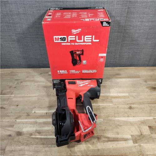 HOUSTON LOCATION - AS-IS Milwaukee M18 FUEL Coil Roofing Nailer (TOOL ONLY)