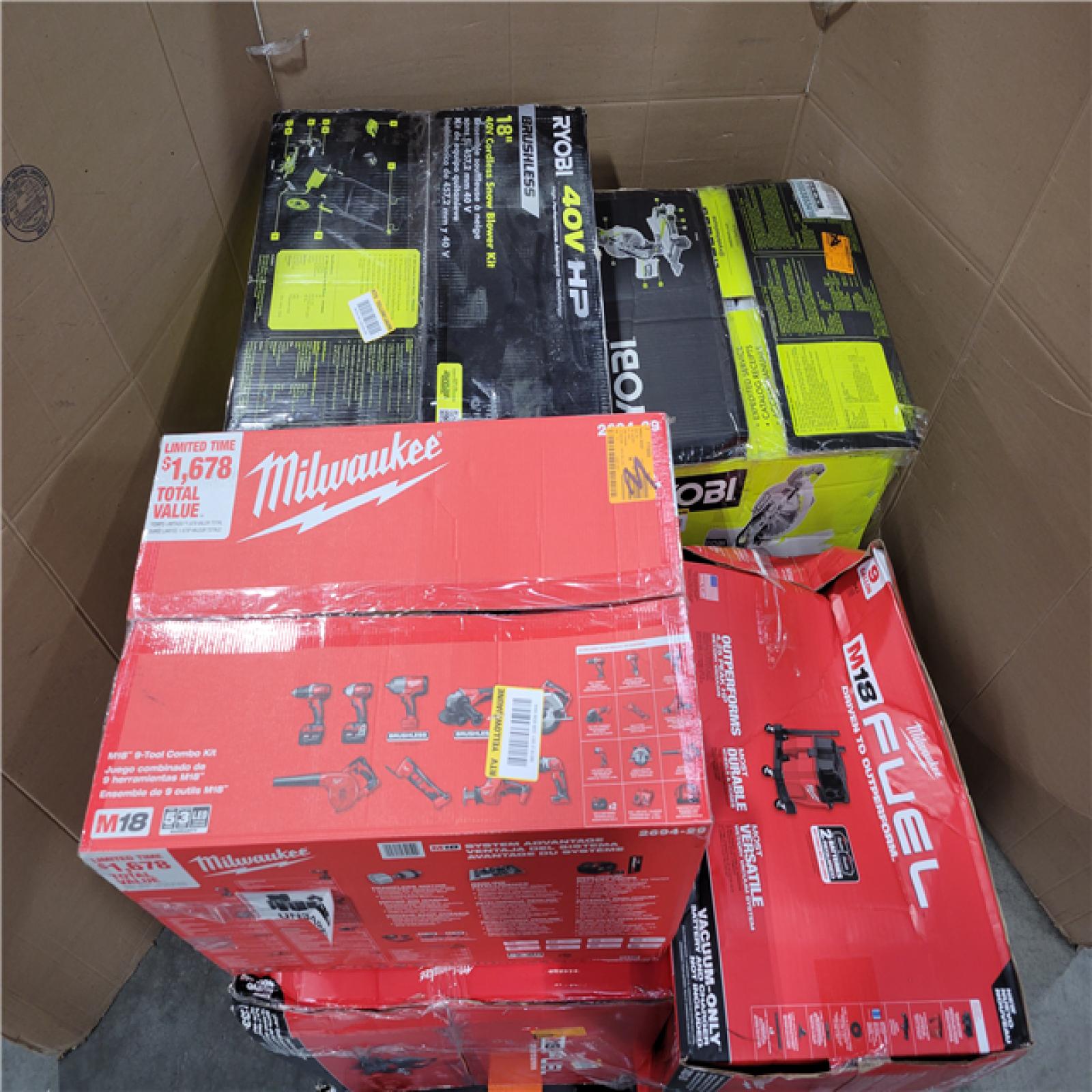 CALIFORNIA AS-IS TOOL PALLET