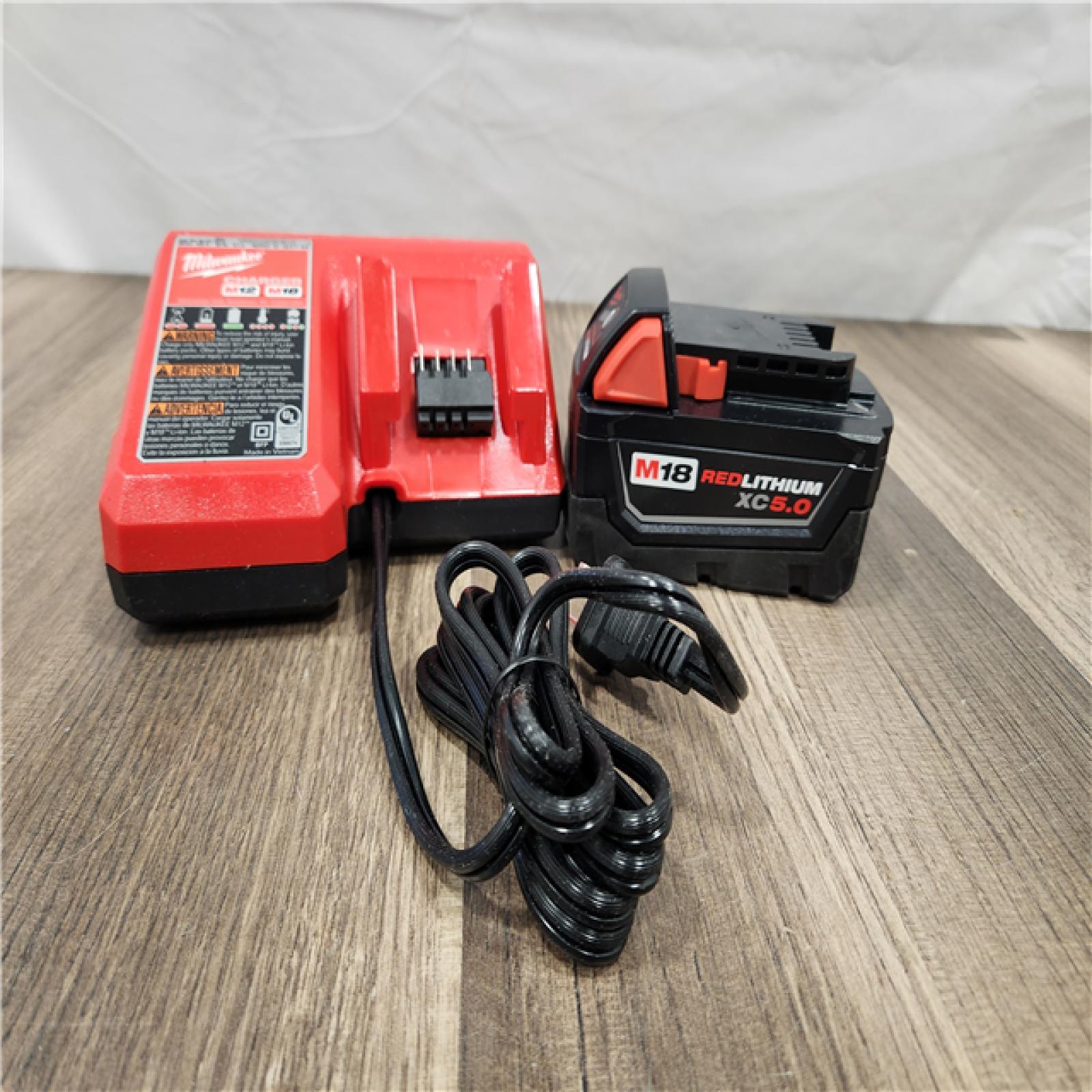 AS-IS - Milwaukee M18 18-Volt Lithium-Ion XC Battery Starter Kit