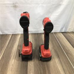 AS-IS Milwaukee 18-Volt Lithium-Ion Brushless Cordless Compact Hammer Drill/Impact Combo Kit