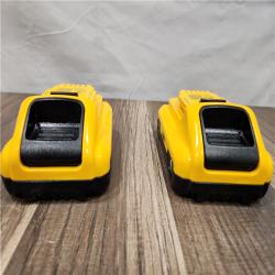 LIKE NEW! - Dewalt 20-Volt MAX Lithium-Ion 4.0 Ah Compact Battery Pack (2-Pack)