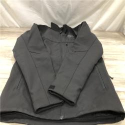 AS-IS Milwaukee Men's Large M12 12V Lithium-Ion Cordless TOUGHSHELL Black Heated Jacket (Jacket/Charger Only)