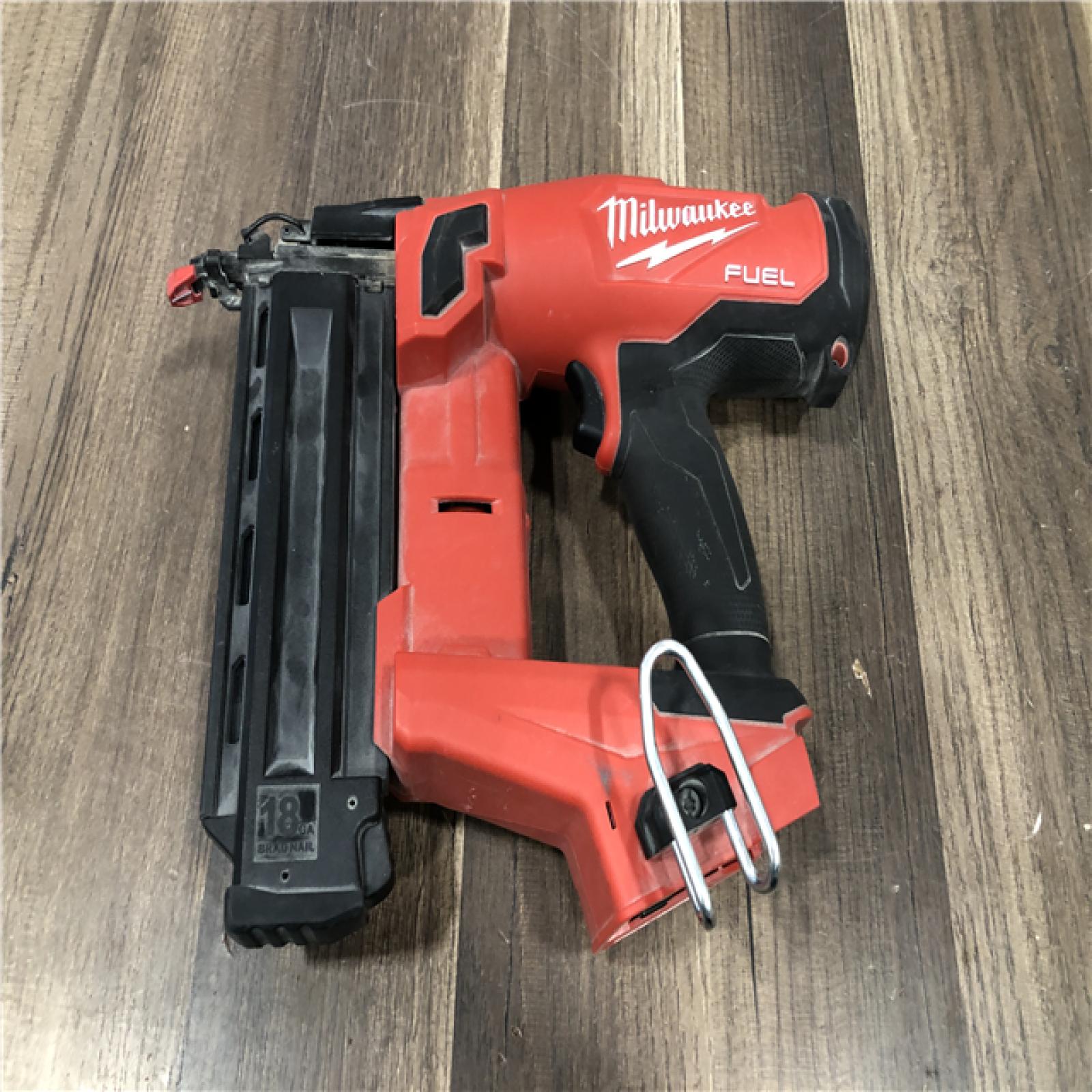 AS-IS Milwaukee FUEL 18-Volt Lithium-Ion Brushless Cordless Gen II 18-Gauge Brad Nailer (Tool-Only)