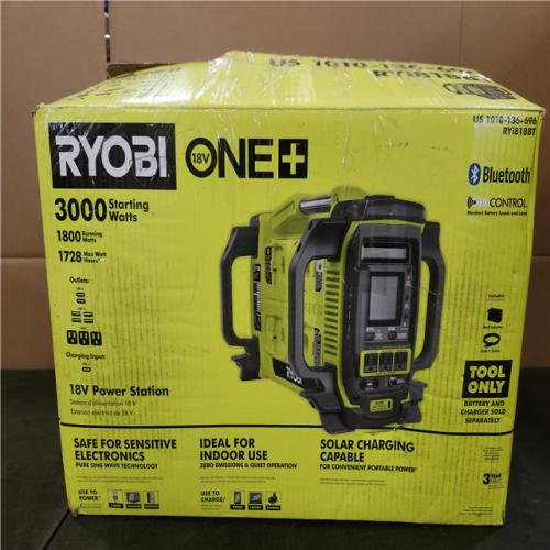 Phoenix NEW RYOBI 18V ONE+ 1800-Watt Portable Battery Inverter Power Station/8-Port Charger (Tool Only)