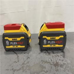 AS-IS- DEWALT FLEXVOLT 20-Volt/60-Volt MAX Lithium-Ion 6.0Ah Battery Pack (2-Pack)