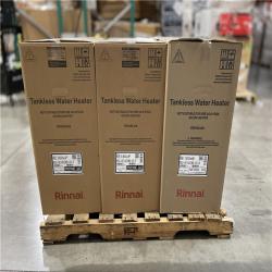 DALLAS LOCATION- RINNAI TANKLESS WATER HEATER MIXED PALLET (6 UNITS)