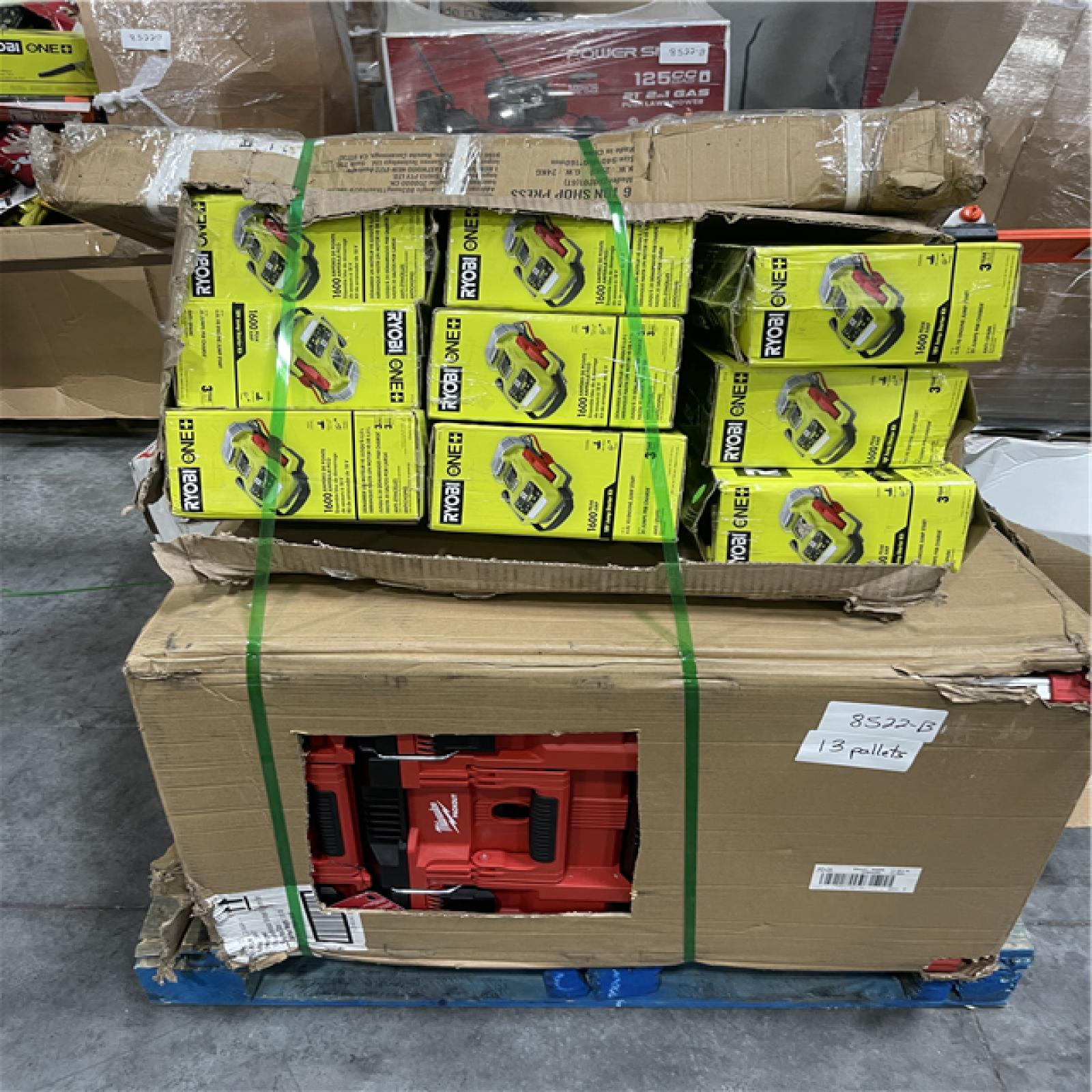 Atlanta Location As-Is Tools and More Partial Truckload (13 Pallets) 8522-B