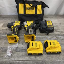 AS-IS DEWALT ATOMIC 20-Volt MAX Lithium-Ion Cordless Combo Kit