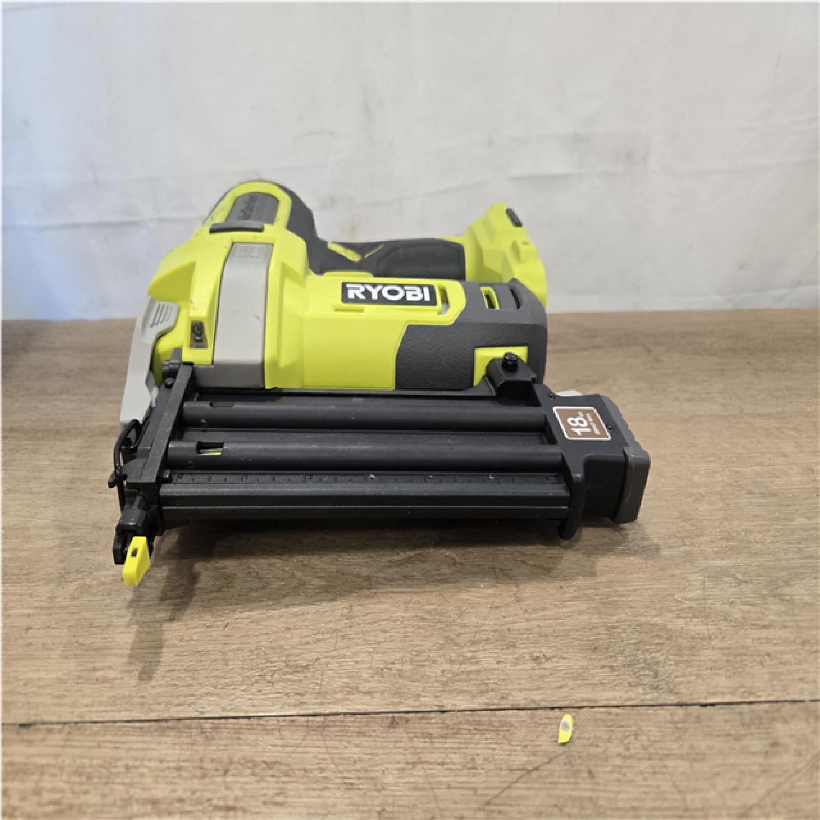 AS-IS RYOBI ONE+ 18V 18-Gauge Cordless AirStrike Brad Nailer (Tool Only)