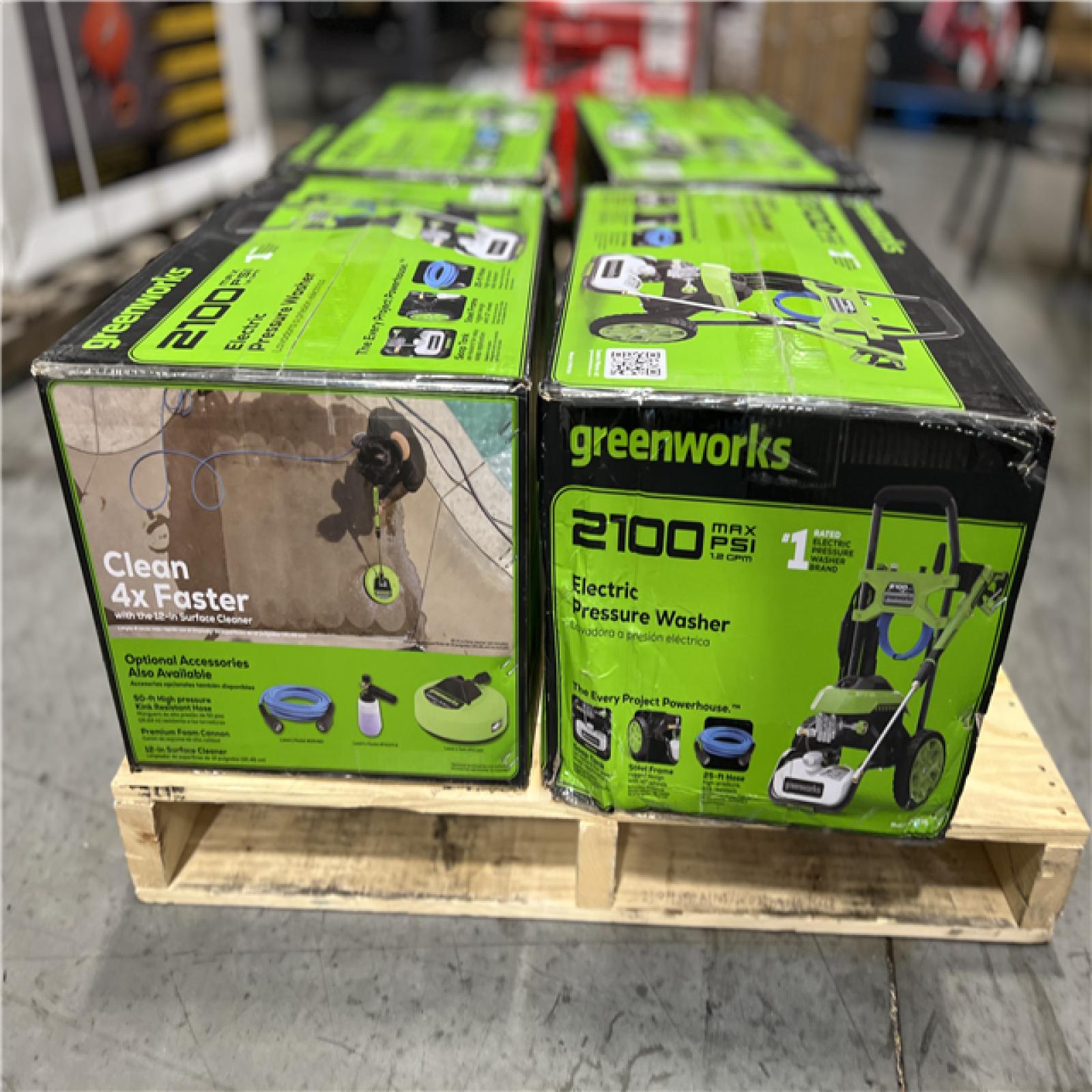 DALLAS LOCATION Greenworks 2100 PSI 1.2Gallons Cold Water Electric