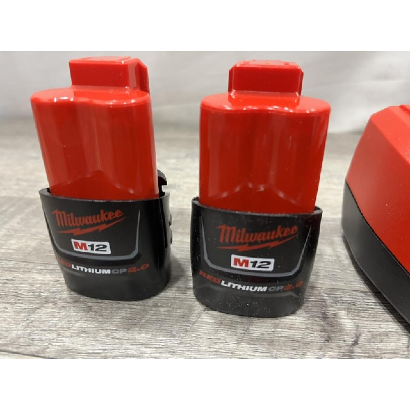 AS-IS Milwaukee FUEL 12V Lithium-Ion Brushless Cordless High Speed 3/8 in. Ratchet Kit