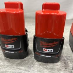 AS-IS Milwaukee FUEL 12V Lithium-Ion Brushless Cordless High Speed 3/8 in. Ratchet Kit