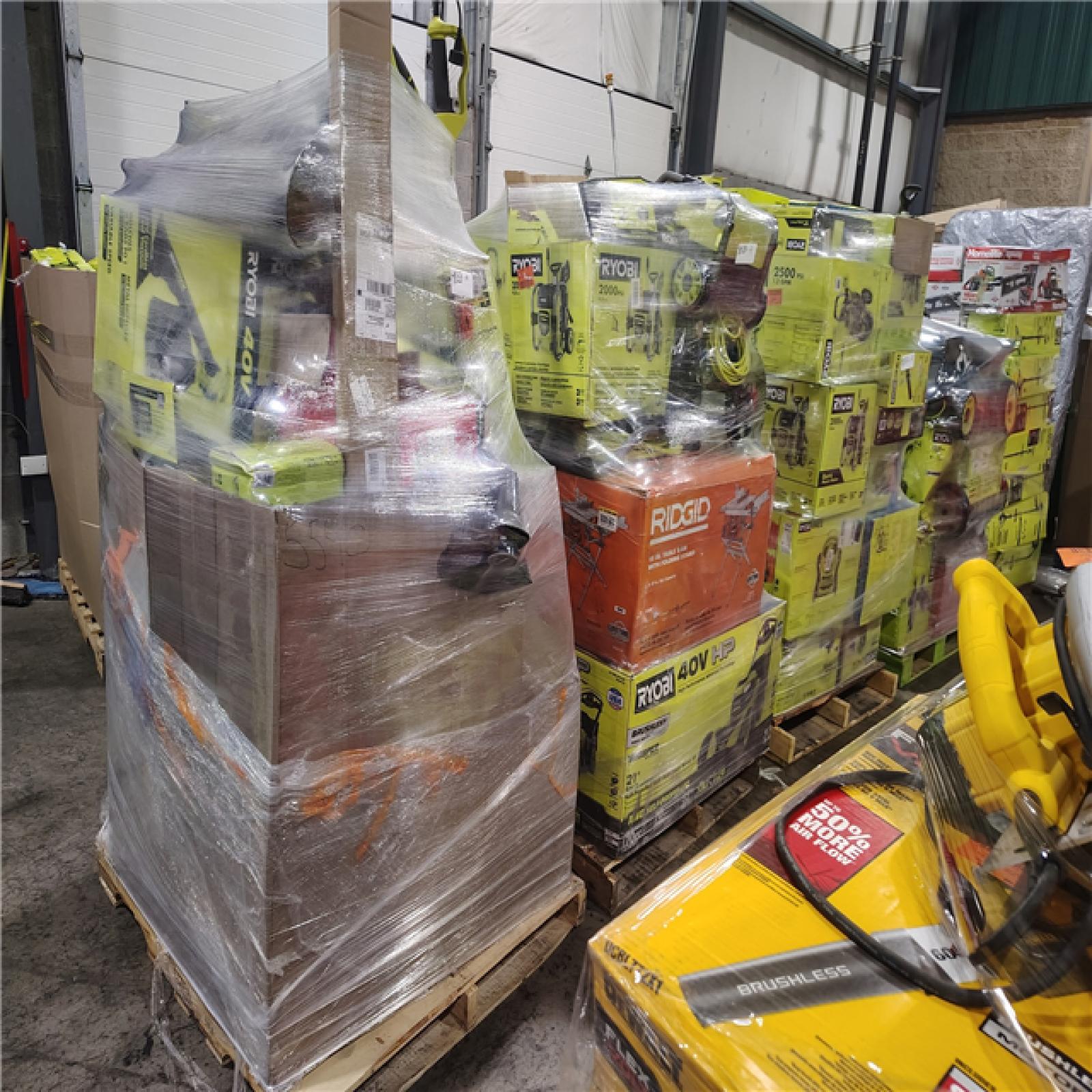 Pittston Location As-Is Power Tools Partial Truckload (15 pallets) 4033-A