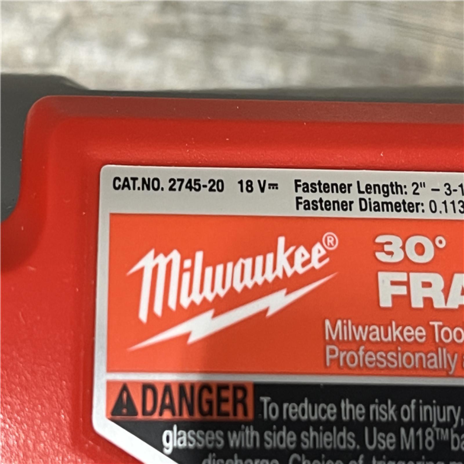 AS-IS Milwaukee FUEL 3-1/2 in. 18-Volt 30-Degree Lithium-Ion Brushless Cordless Framing Nailer (Tool-Only)