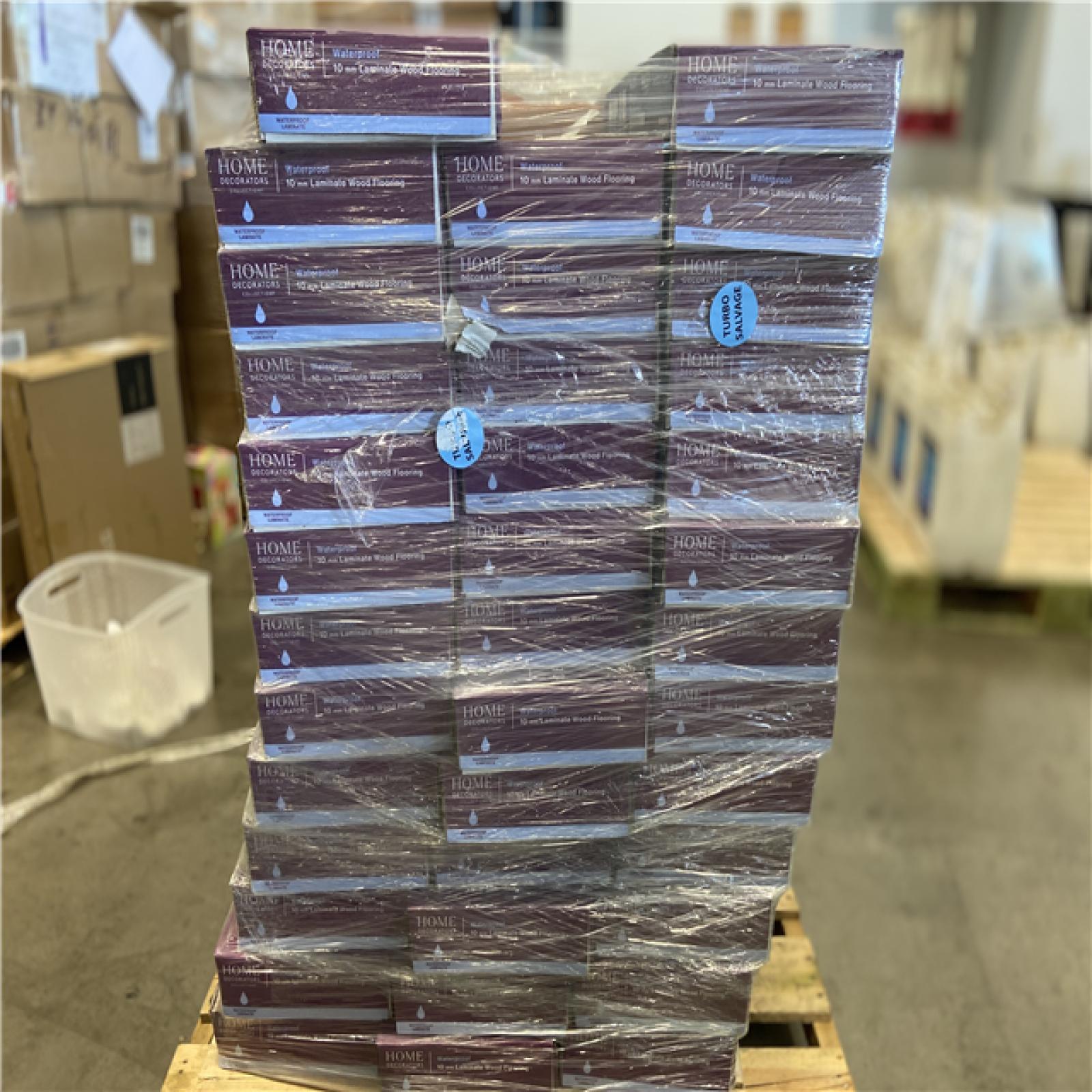DALLAS LOCATION - Home Decorators Collection Rockwater Oak 10mm T X 8 in W Waterproof Laminate Flooring (18.60 sq. ft./case) 38 (CASES)