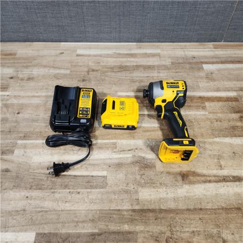 HOUSTON LOCATION - AS - IS DEWALT Atomic 20V Max Lithium-Ion Brushless Cordless Compact 1/4 in. Impact Driver Kit