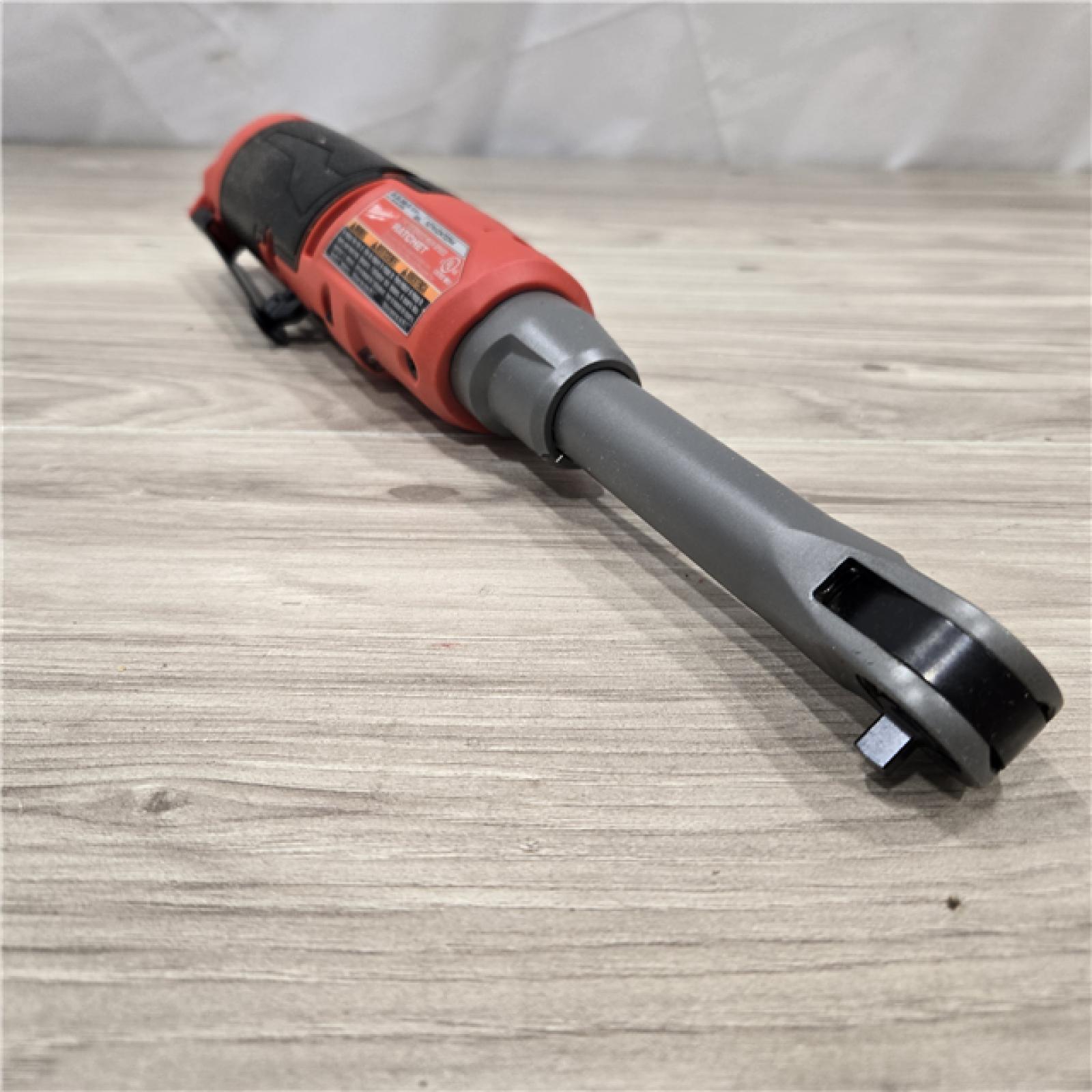AS-IS Milwaukee 2568-20 12V M12 FUEL Cordless 1/4 Extended Reach High Speed Ratchet (Tool Only)