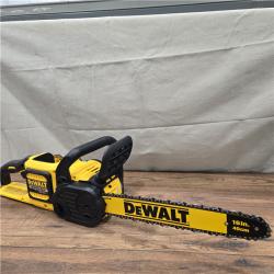 AS-IS DEWALT  FLEXVOLT 60V MAX 16in. Brushless Cordless Battery Powered Chainsaw Kit with (1) FLEXVOLT 2 Ah Battery & Charger
