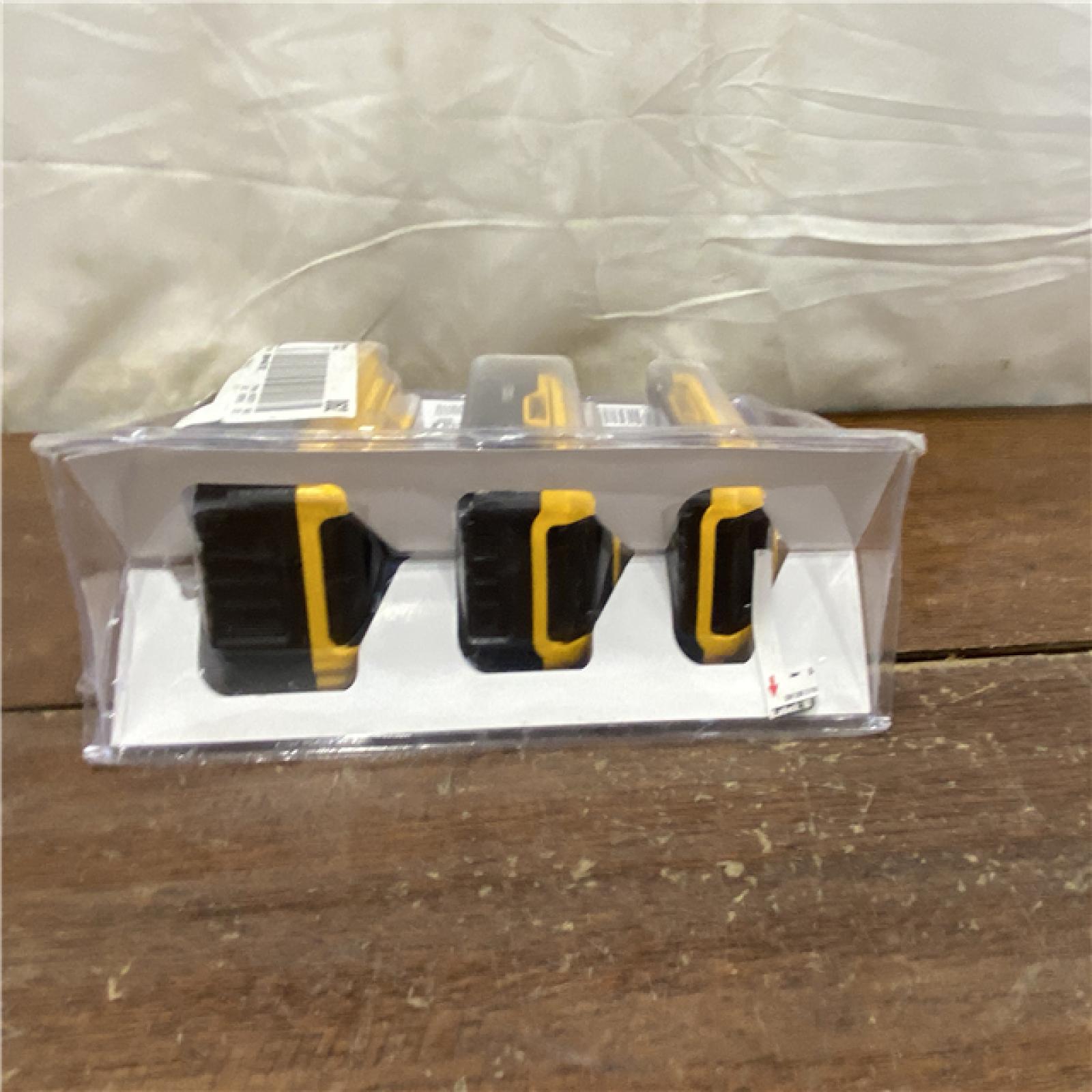 AS-IS DEWALT 20V MAX Battery Lithium Ion 3 Pack - DCB346-3