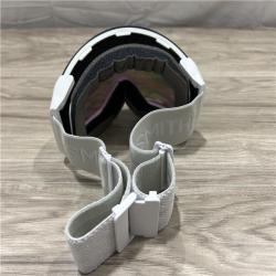 Smith 4D Mag Low Bridge Fit Googles ChromaPop Everyday Rose Gold Mirror White Vapor M007190OZ99M5