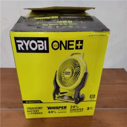 California NEW Ryobi One+ 18V Hybrid 7.5 Fan (Tool Only)
