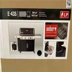 DALLAS LOCATION - NEW! Weber Genesis E-435 Black 4-Burner gas grill