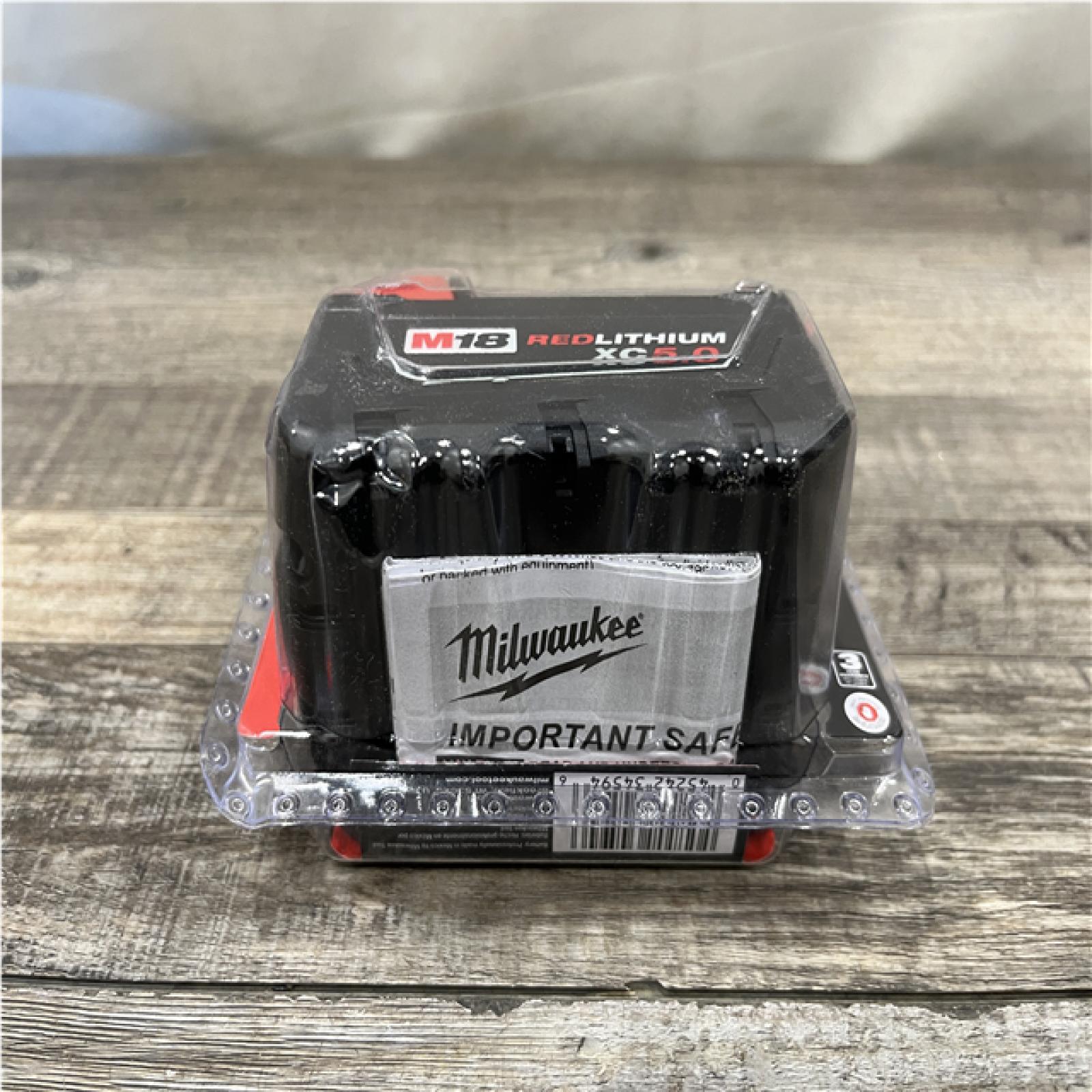 NEW - Milwaukee 18-Volt 5.0 Ah Lithium-Ion XC Extended Capacity Battery Pack