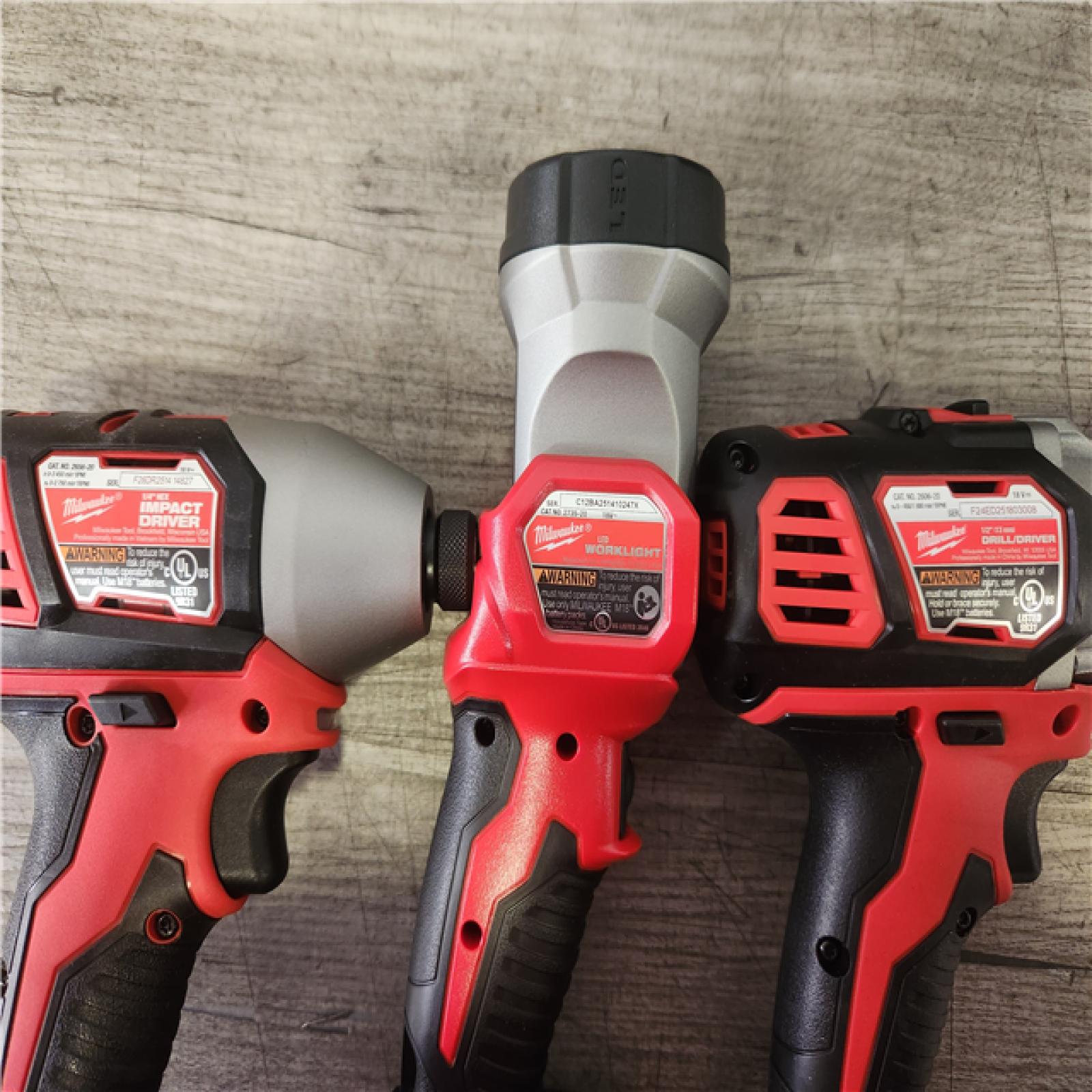 Phoenix NEW Milwaukee M18 18-Volt Lithium-Ion Brushless Cordless Combo Kit (5-Tool) with 2-Batteries  1-Charger and Tool Bag